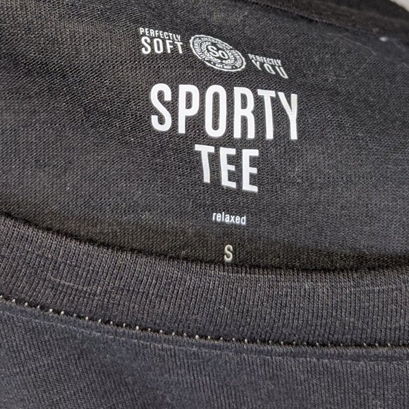 Black & White Sporty Tee Small - Picture 5 of 5